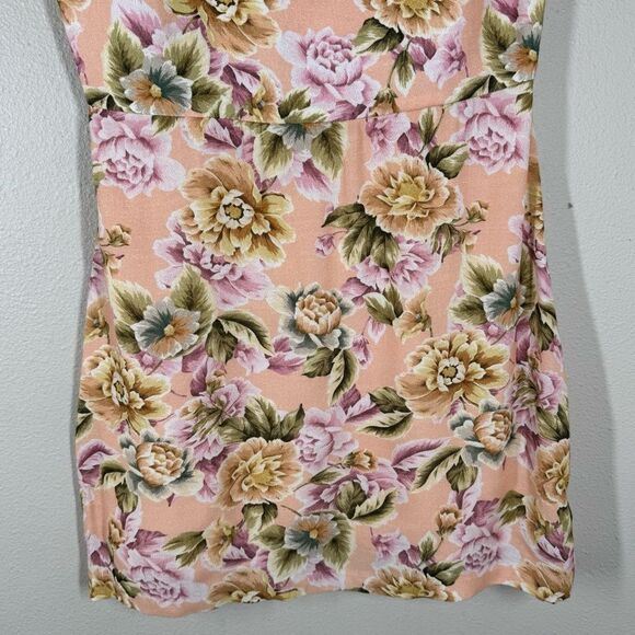 Amanda Uprichard Capulet Dress In Floral Peach Pink Cottagecore Girly Small - Picture 3 of 6